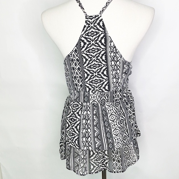 American Eagle Tribal Print Layered Top (L) - Picture 4 of 11